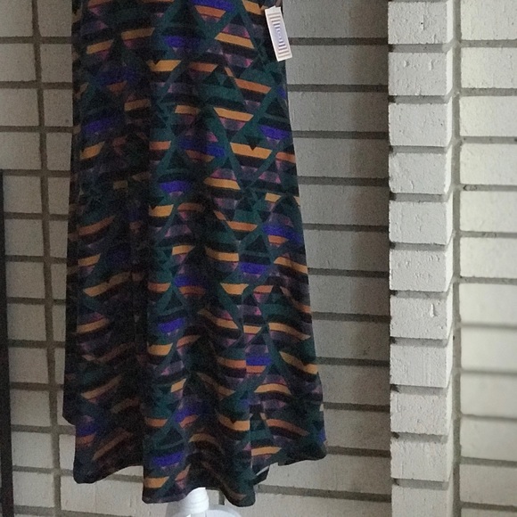 NWT LuLaRoe Carly dress. Funky geometric print Lg - Picture 7 of 7
